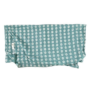 Tag Scarf Green White One Size